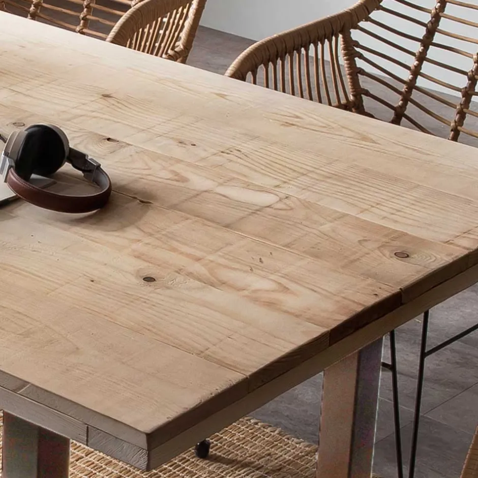 Wohnen Recyclingholz Tisch aus Fichte - Notana