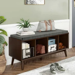 Wohnen Regal Bank mit vier Fächern - Despelin