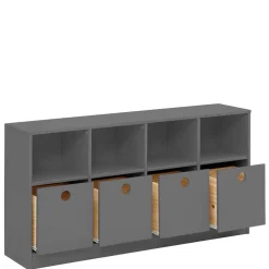 Regal mit 4 Fächern und 4 Boxen - Buleta^Wohnen Outlet