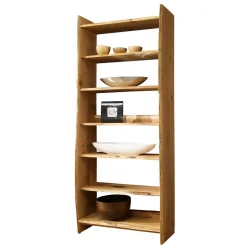 Regal mit Baumkante aus Eiche Massivholz - Avidora^Wohnen Best