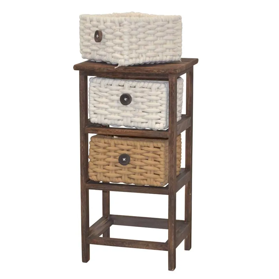 Regal mit Körben aus Kordel Geflecht - Owiconta^Wohnen Sale