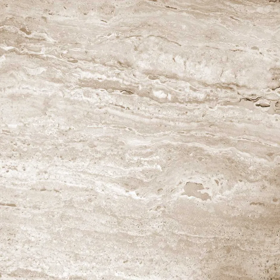 Wohnen Regal mit Travertin Deckplatte in Beige - Thani