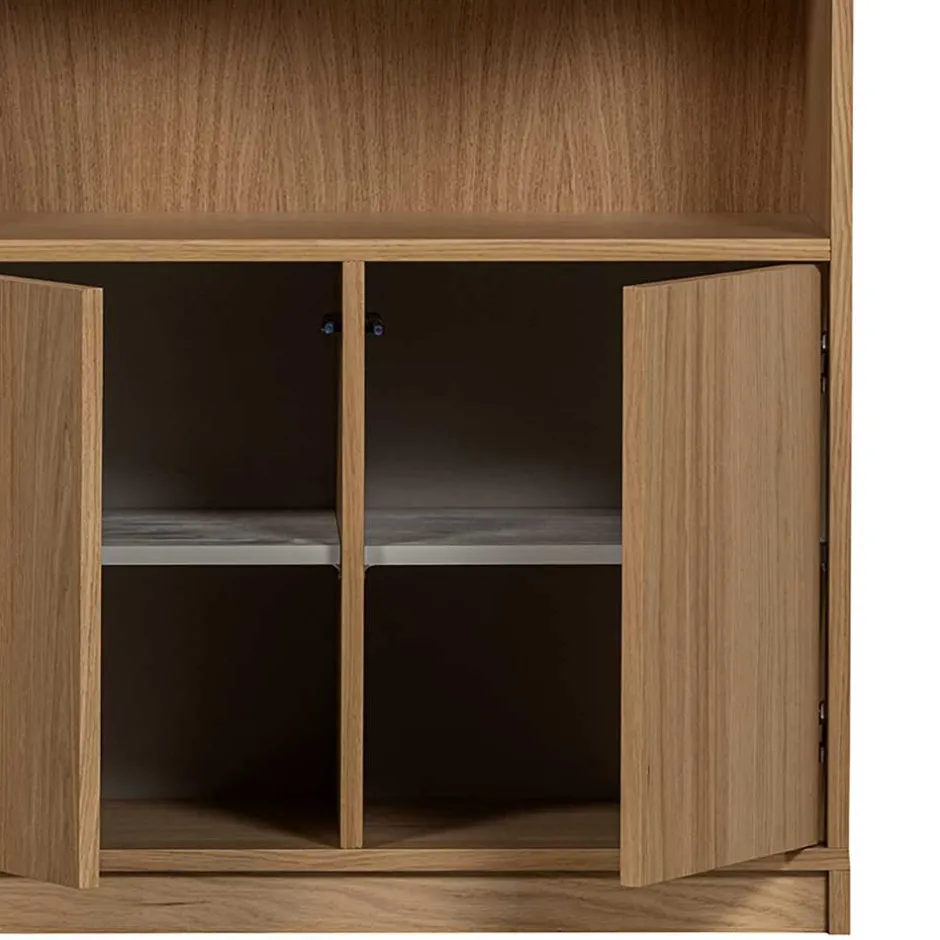 Regal mit vier Fächern und drei Türen - Ewana^Wohnen New