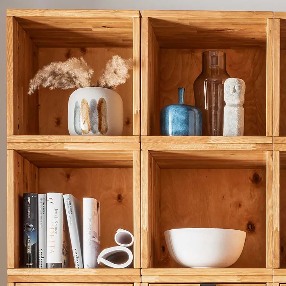 Regal Schrank Wand Möbel Kombi - Iljona (zwanzigteilig)^Wohnen Sale