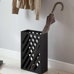 Wohnen Regenschirmständer aus schwarzem Metall - Nikosia