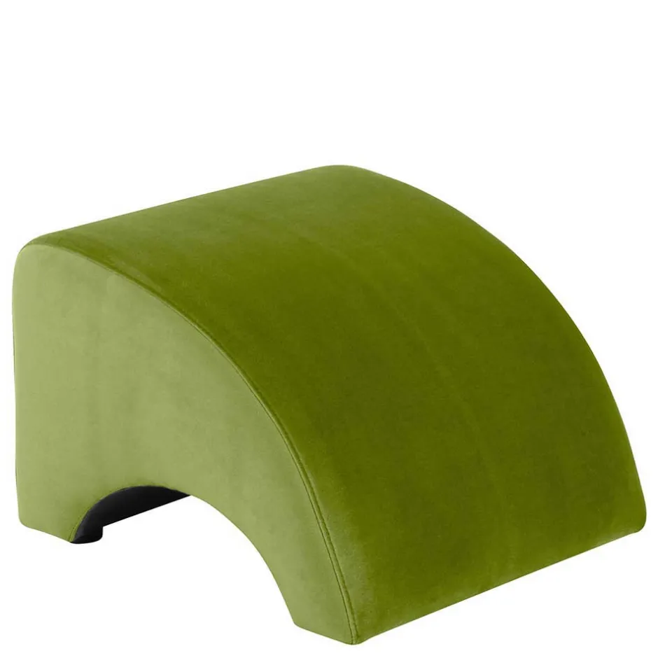 Wohnen Relax Sessel in Oliv Grün mit Nussbaum - Sofia