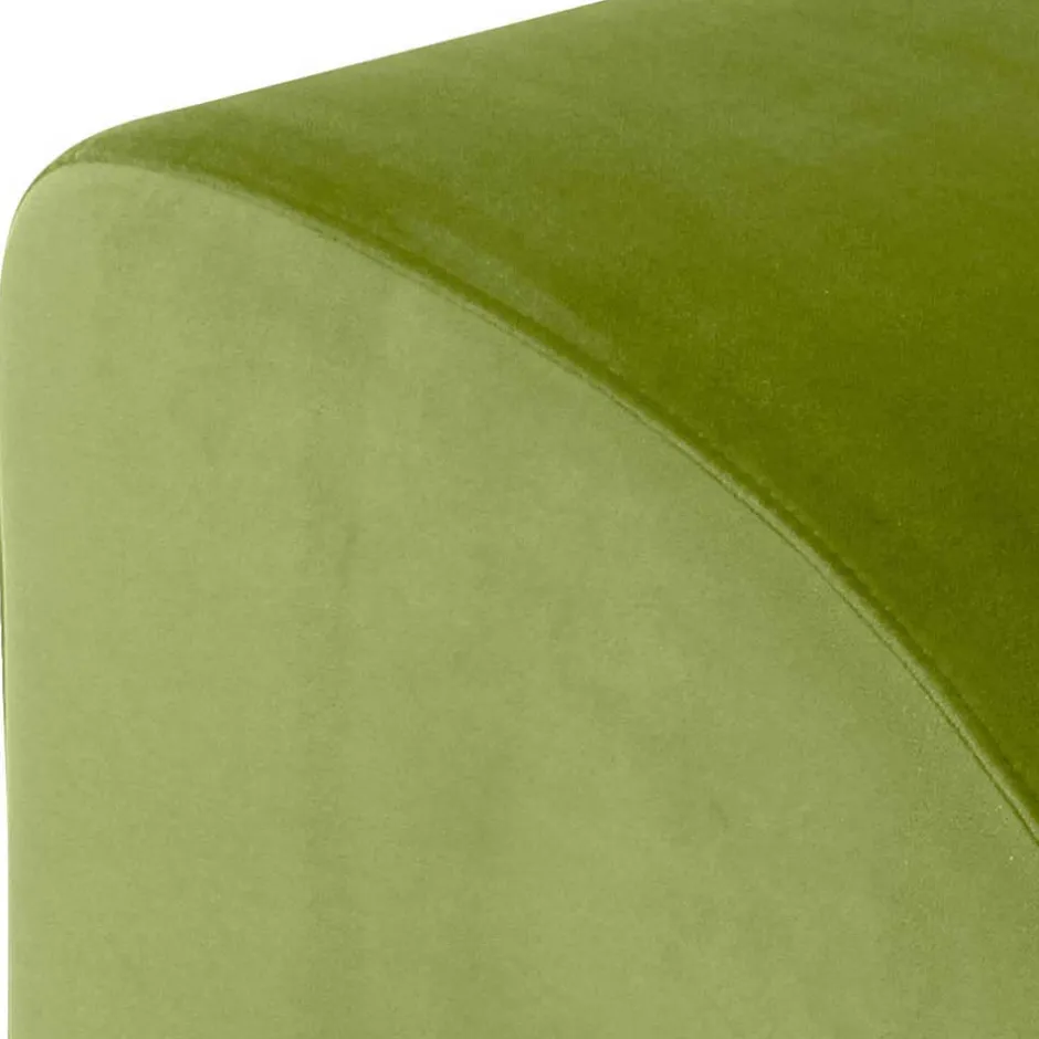 Wohnen Relax Sessel in Oliv Grün mit Nussbaum - Sofia