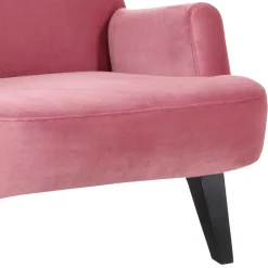 Relaxsessel in Rosa Samtvelours - Jily^Wohnen Outlet