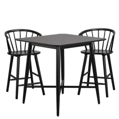 Wohnen Retro Bartisch & Barstühle - Mectilda (dreiteilig)