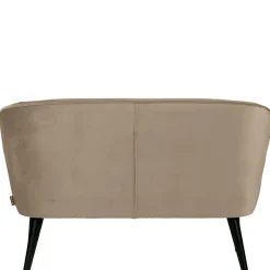 Retro Couch in Khaki Samtstoff - Griffina^Wohnen