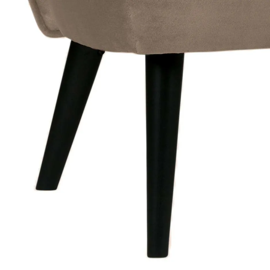 Retro Couch in Khaki Samtstoff - Griffina^Wohnen