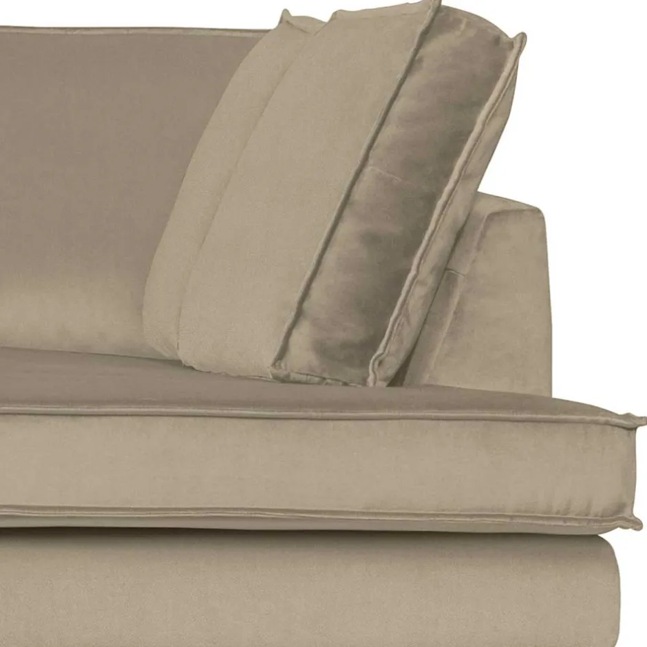 Retro Design Couchecke in Khaki - Afeiro^Wohnen Online