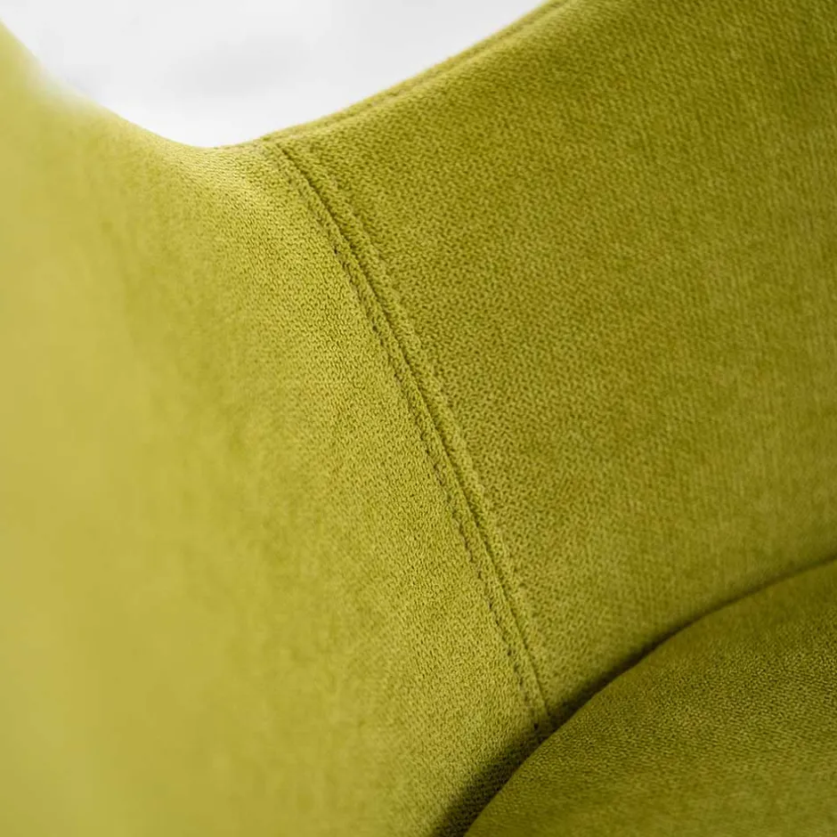 Wohnen Retro Design Drehsessel in Hellgrün - Soraso