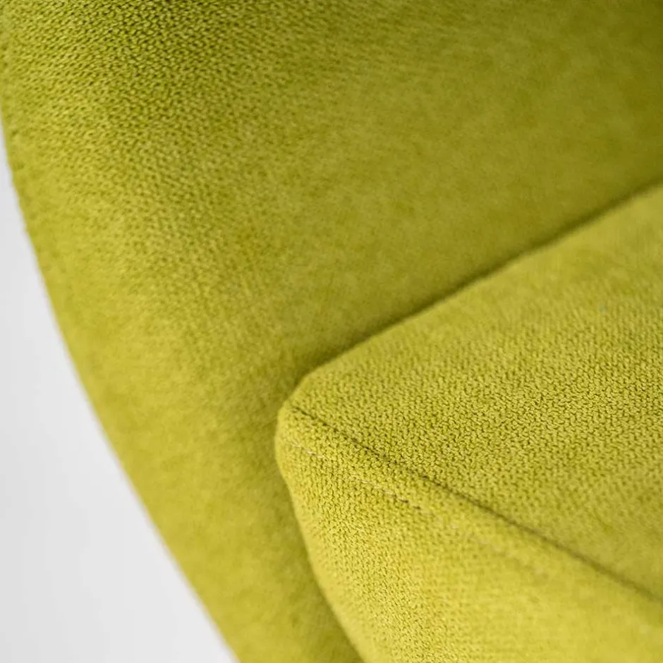 Wohnen Retro Design Drehsessel in Hellgrün - Soraso