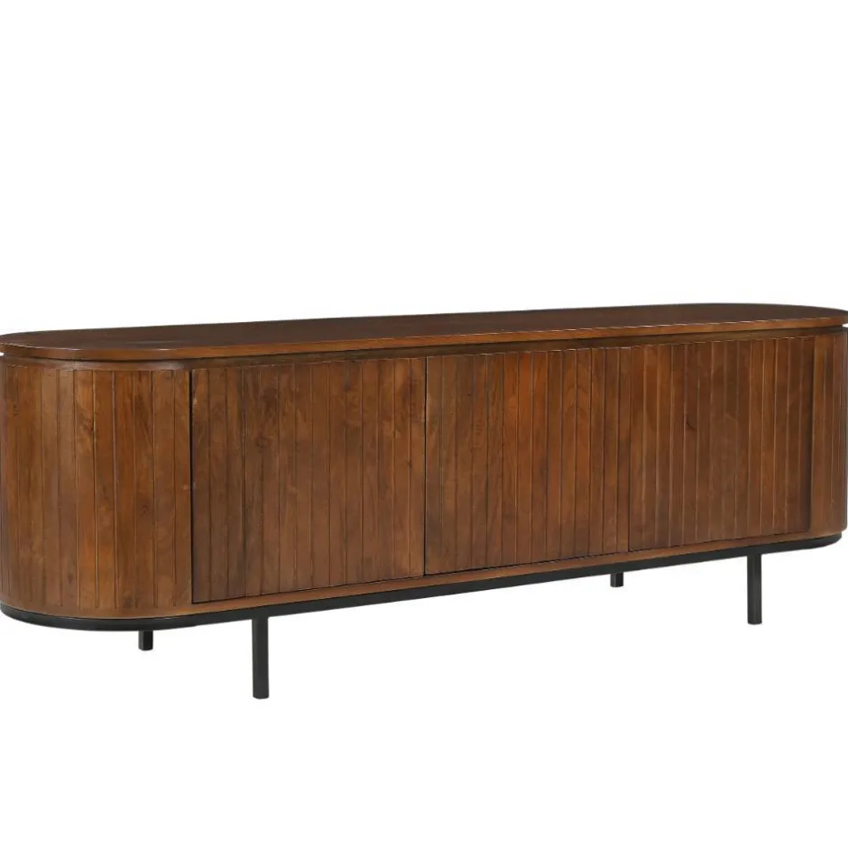 Retro Design Lowboard aus Mangoholz - Galadira^Wohnen