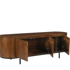 Retro Design Lowboard aus Mangoholz - Galadira^Wohnen