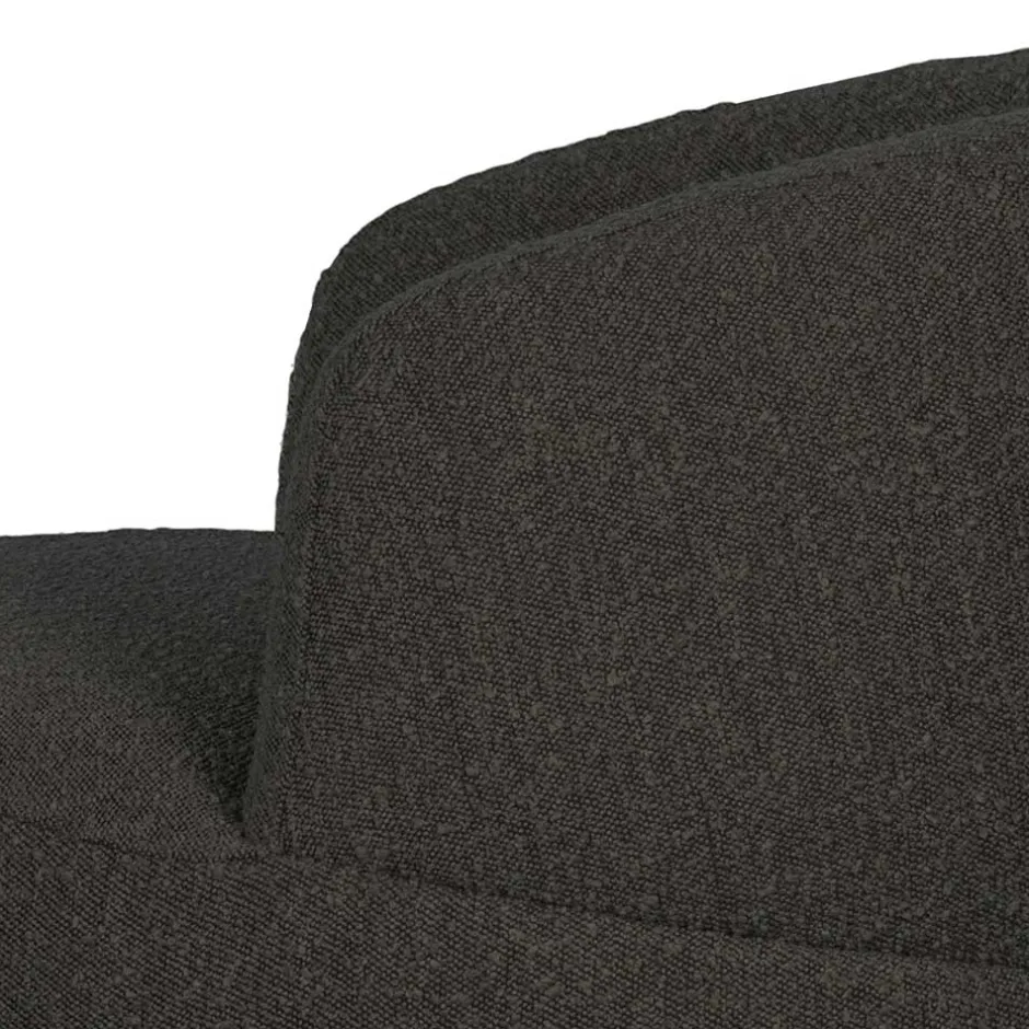 Wohnen Retro Design Sessel aus Boucle Stoff - Fronco