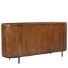 Wohnen Retro Design Sideboard aus Mangoholz - Galadira