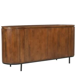 Wohnen Retro Design Sideboard aus Mangoholz - Galadira