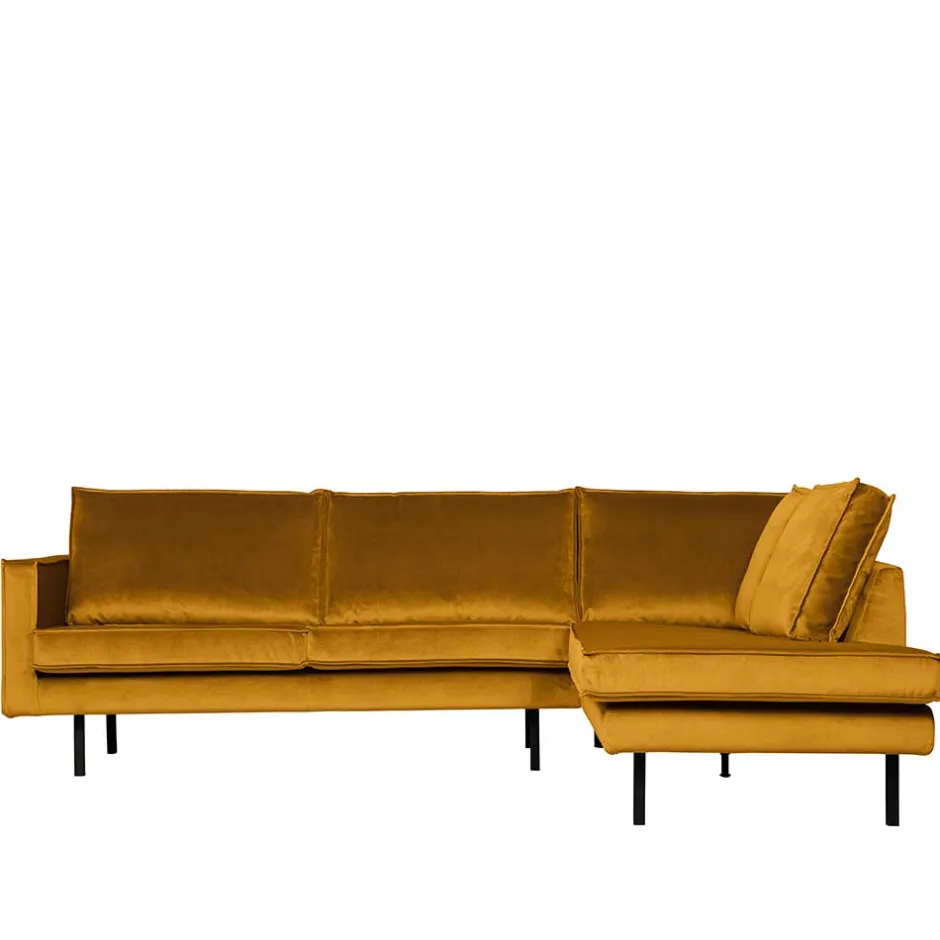 Retro Eckcouch mit vier Sitzplätzen - Nustra^Wohnen