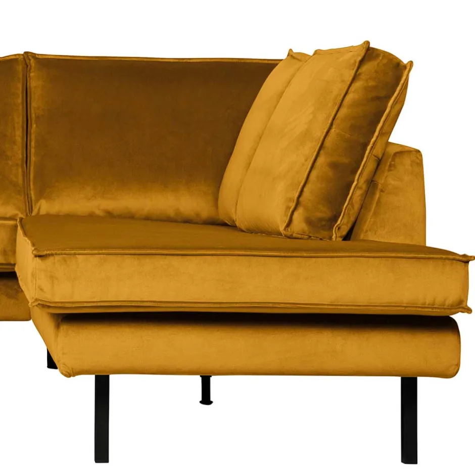 Retro Eckcouch mit vier Sitzplätzen - Nustra^Wohnen