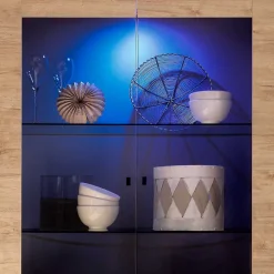 Retro Esszimmer Einrichtung in Eiche - Rodonda (dreiteilig)^Wohnen