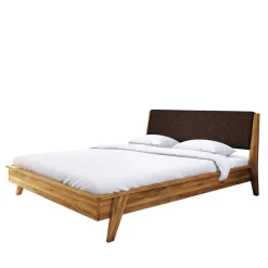 Wohnen Retro Holz Bettgestell aus Wildeiche - Hardus