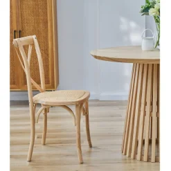 Retro Kaffeehausstühle in Natur - Pig (2er Set)^Wohnen Discount