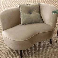 Retro Lounge-Sessel in Khaki Samit - Griffina^Wohnen New