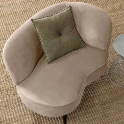 Retro Lounge-Sessel in Khaki Samit - Griffina^Wohnen New