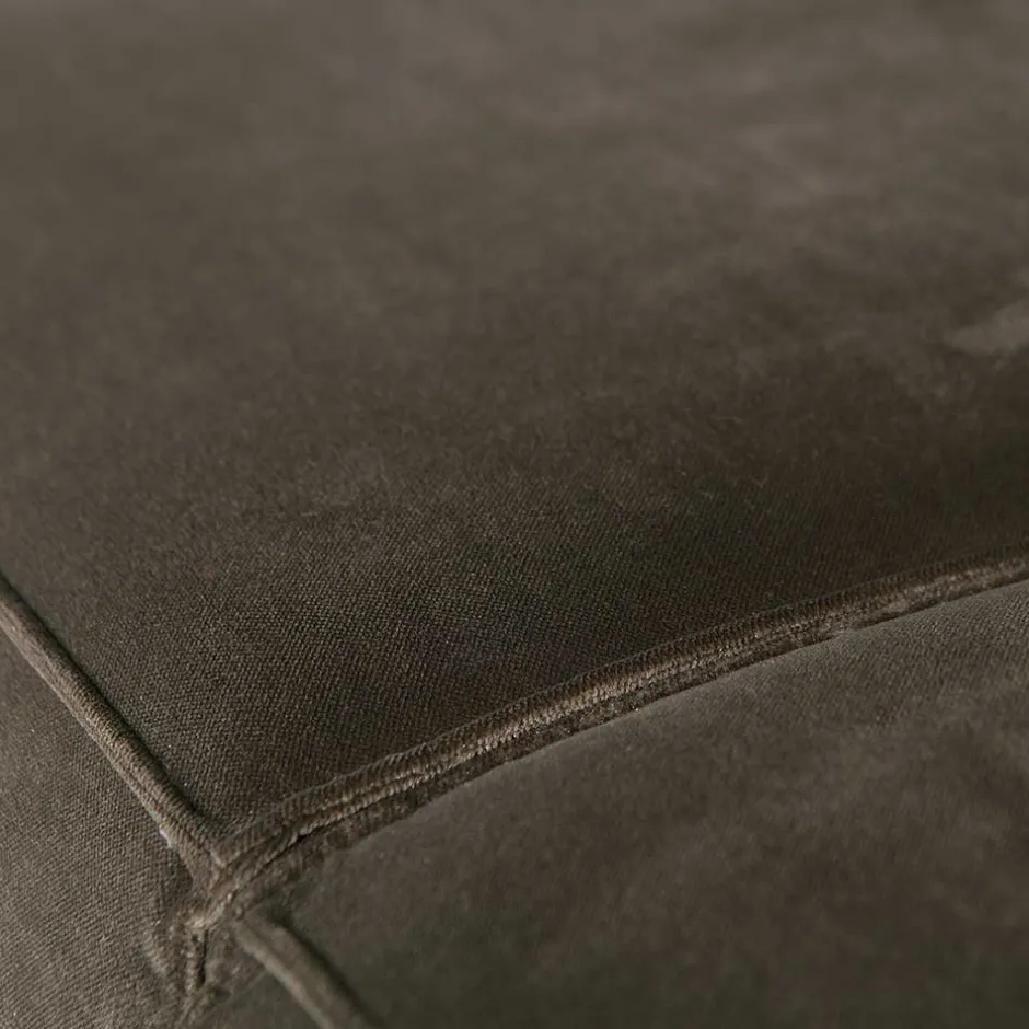 Retro Samt Sofa in Dunkelgrün Italiano mit 280cm^Wohnen Outlet