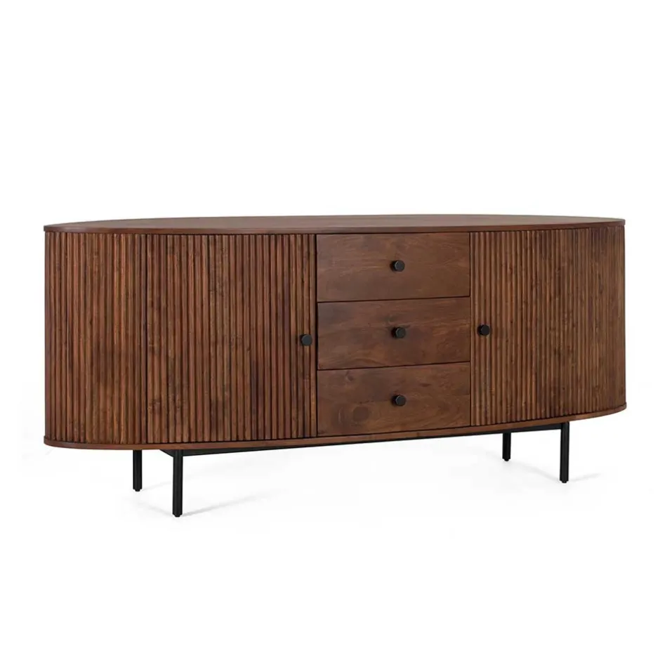 Retro Sideboard in Walnussfarben - Chalil^Wohnen Sale