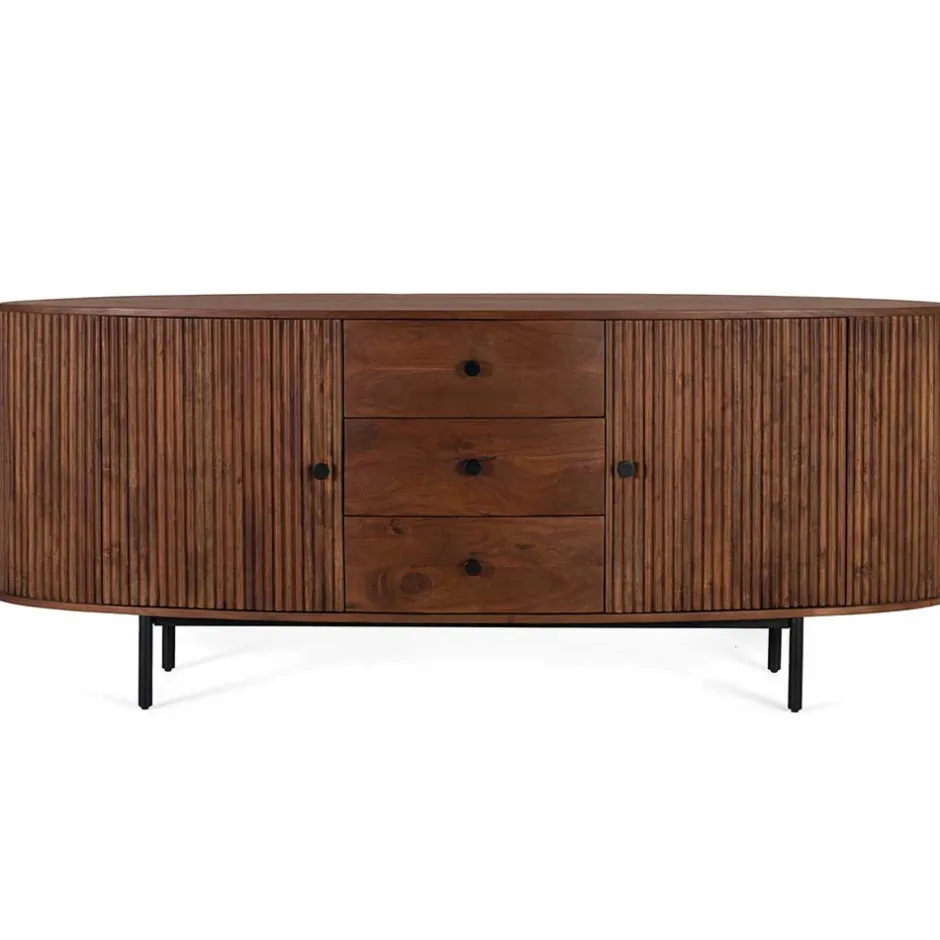 Retro Sideboard in Walnussfarben - Chalil^Wohnen Sale