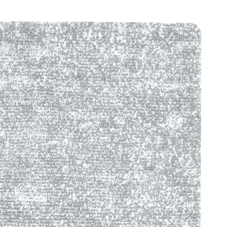 Wohnen Retro Teppich in Hellgrau und Silbergrau - Methana