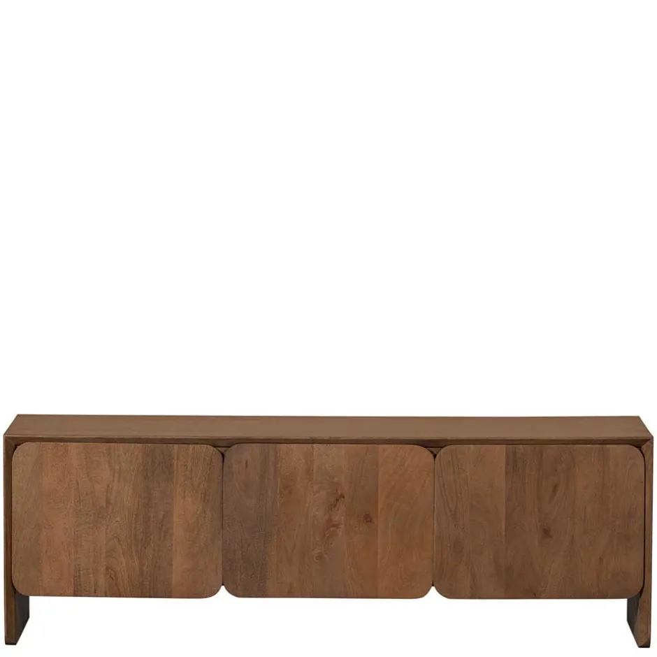 Wohnen Retro TV Kommode aus Mangobaum Massivholz - Ambros