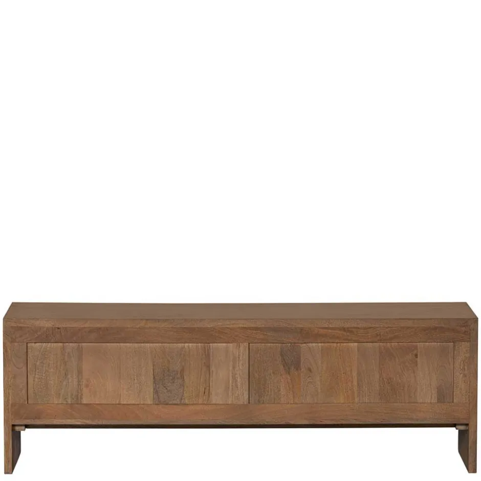 Wohnen Retro TV Kommode aus Mangobaum Massivholz - Ambros