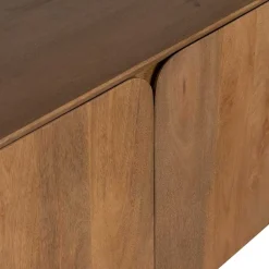 Wohnen Retro TV Kommode aus Mangobaum Massivholz - Ambros