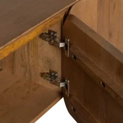 Wohnen Retro TV Kommode aus Mangobaum Massivholz - Ambros