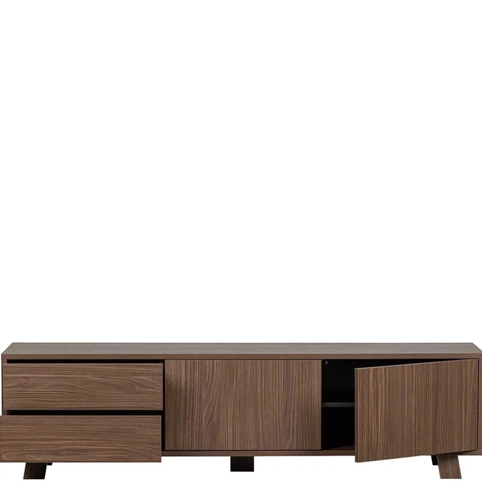 Wohnen Retrodesign TV Board in Walnuss - Acaso