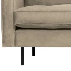 Retrosofa mit drei Sitzplätzen in Khaki - Afeiro^Wohnen New