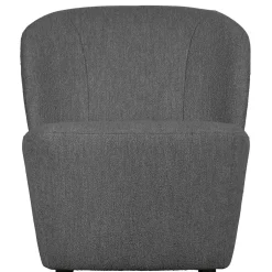 Wohnen Retrostil Sessel aus Boucle-Stoff Dunkelgrau - Negro