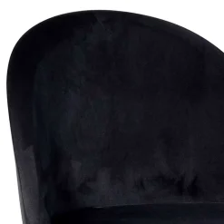 Retrostyle Barstuhl in Schwarz und Gold - Chiosma (2er Set)^Wohnen Discount