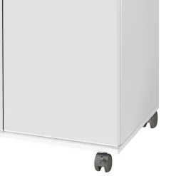 Rollbarer Waschbeckenunterschrank in Weiß - Amassa^Wohnen