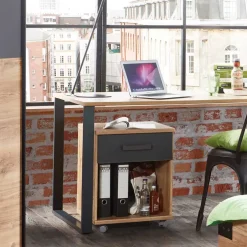 Wohnen Rollcontainer mit Schublade & Fach - Uletria