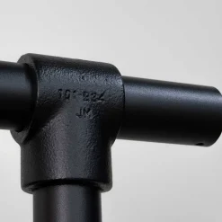 Rollgarderobe in Schwarz - Tesalon^Wohnen Outlet