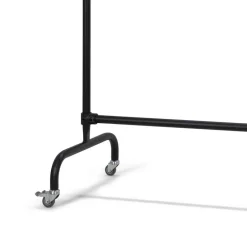 Rollgarderobe in Schwarz - Tesalon^Wohnen Outlet