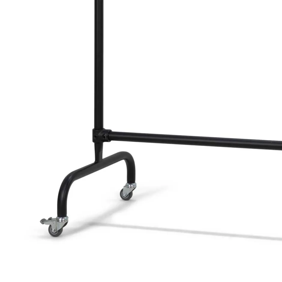 Rollgarderobe in Schwarz - Tesalon^Wohnen Outlet