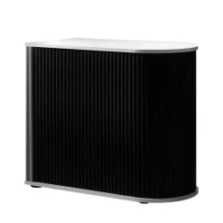 Rolloschrank Laromain in Schwarz und Weiß^Wohnen Discount