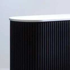 Rolloschrank Laromain in Schwarz und Weiß^Wohnen Discount