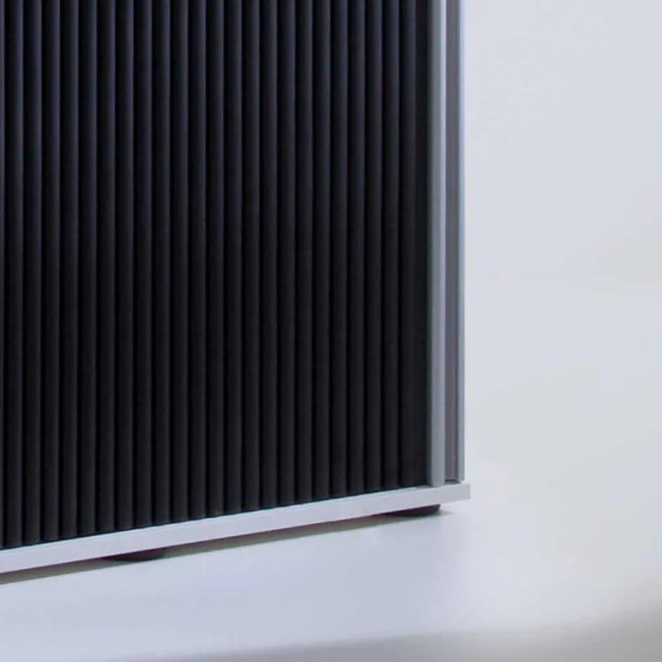 Rolloschrank Laromain in Schwarz und Weiß^Wohnen Discount